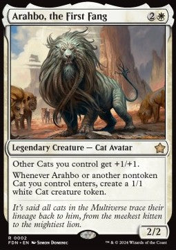 Arahbo, the First Fang - Magic: The Gathering Foundations (Rare) [FDN-2]