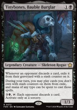 Tinybones, Bauble Burglar - Magic: The Gathering Foundations (Rare) [FDN-72]