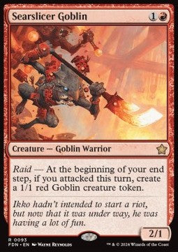 Searslicer Goblin - Magic: The Gathering Foundations (Rare) [FDN-93]