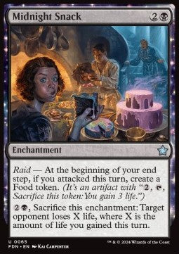Midnight Snack - Magic: The Gathering Foundations (Uncommon) [FDN-65]