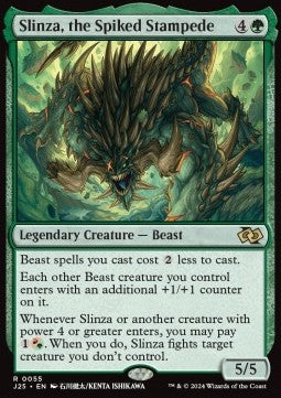 Slinza, the Spiked Stampede - Foundations Jumpstart (Rare) [J25-55]