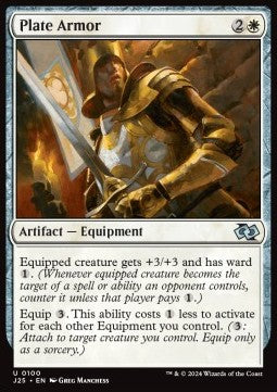 Plate Armor - Foundations Jumpstart (Uncommon) [J25-100]