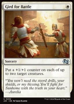 Gird for Battle - Foundations Jumpstart (Uncommon) [J25-202]