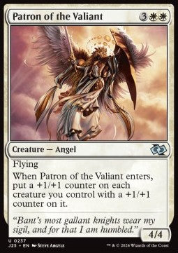 Patron of the Valiant - Foundations Jumpstart (Uncommon) [J25-237]