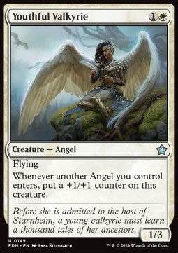 Youthful Valkyrie - Magic: The Gathering Foundations (Uncommon) [FDN-149]