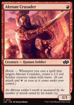 Akroan Crusader - Foundations Jumpstart (Common) [J25-515]