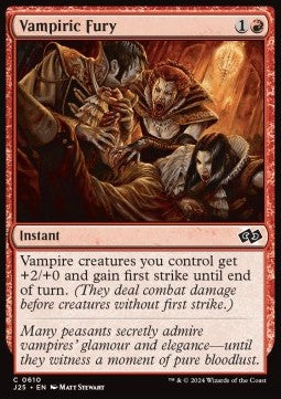 Vampiric Fury - Foundations Jumpstart (Common) [J25-610]