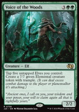 Voice of the Woods - Foundations Jumpstart (Rare) [J25-738]