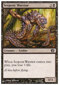 Serpent Warrior - Eighth Edition (Common) [8ED-161]
