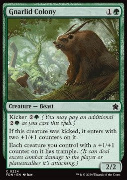 Gnarlid Colony - Magic: The Gathering Foundations (Common) [FDN-224]