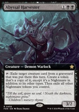 Abyssal Harvester (V.3) - Magic: The Gathering Foundations: Extras (Rare) [XFDN-458]