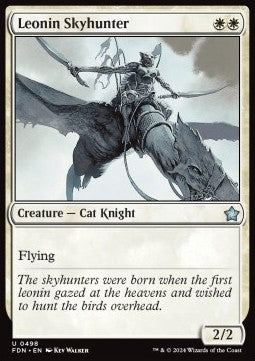 Leonin Skyhunter - Magic: The Gathering Foundations: Beginner Box (Uncommon) [BFDN-498]
