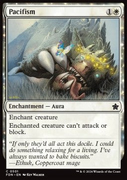 Pacifism - Magic: The Gathering Foundations: Beginner Box (Common) [BFDN-501]