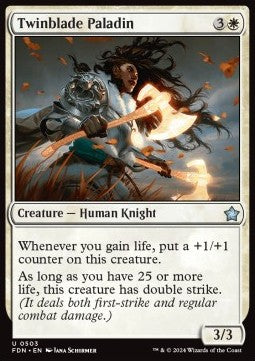 Twinblade Paladin - Magic: The Gathering Foundations: Beginner Box (Uncommon) [BFDN-503]
