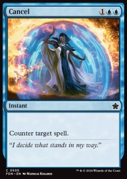Cancel - Magic: The Gathering Foundations: Beginner Box (Common) [BFDN-505]