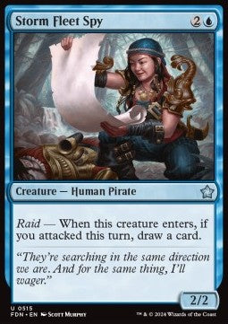 Storm Fleet Spy - Magic: The Gathering Foundations: Beginner Box (Uncommon) [BFDN-515]