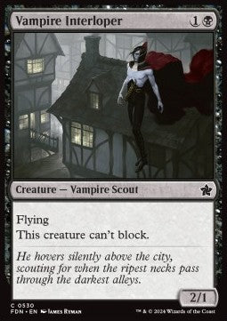 Vampire Interloper - Magic: The Gathering Foundations: Beginner Box (Common) [BFDN-530]