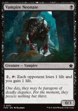 Vampire Neonate - Magic: The Gathering Foundations: Beginner Box (Common) [BFDN-531]