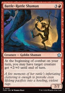 Battle-Rattle Shaman - Magic: The Gathering Foundations: Beginner Box (Uncommon) [BFDN-533]