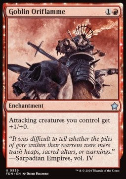 Goblin Oriflamme - Magic: The Gathering Foundations: Beginner Box (Uncommon) [BFDN-539]