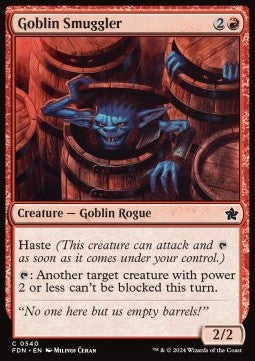 Goblin Smuggler - Magic: The Gathering Foundations: Beginner Box (Common) [BFDN-540]