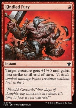 Kindled Fury - Magic: The Gathering Foundations: Beginner Box (Common) [BFDN-542]