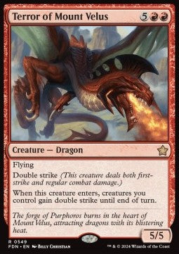 Terror of Mount Velus - Magic: The Gathering Foundations: Beginner Box (Rare) [BFDN-549]