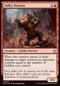 Volley Veteran - Magic: The Gathering Foundations: Beginner Box (Uncommon) [BFDN-550]