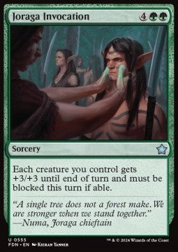 Joraga Invocation - Magic: The Gathering Foundations: Beginner Box (Uncommon) [BFDN-555]