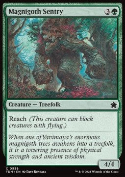 Magnigoth Sentry - Magic: The Gathering Foundations: Beginner Box (Common) [BFDN-556]