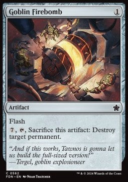 Goblin Firebomb - Magic: The Gathering Foundations: Beginner Box (Common) [BFDN-562]