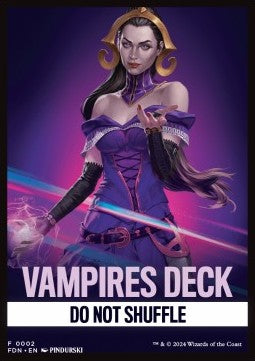 Beginner Box Theme Card: Vampires - Magic: The Gathering Foundations: Beginner Box (Tip Card) [BFDN-F02]