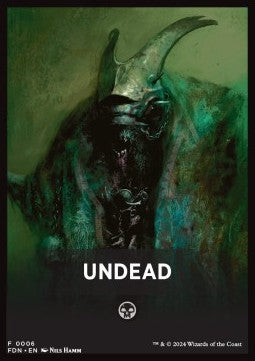 Beginner Box Theme Card: Undead - Magic: The Gathering Foundations: Beginner Box (Tip Card) [BFDN-F06]