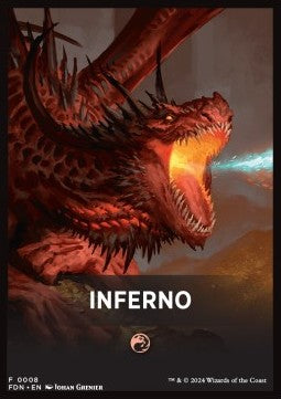 Beginner Box Theme Card: Inferno - Magic: The Gathering Foundations: Beginner Box (Tip Card) [BFDN-F08]