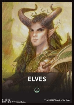 Beginner Box Theme Card: Elves - Magic: The Gathering Foundations: Beginner Box (Tip Card) [BFDN-F09]