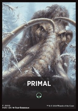 Beginner Box Theme Card: Primal - Magic: The Gathering Foundations: Beginner Box (Tip Card) [BFDN-F10]