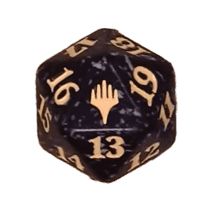 Magic: The Gathering Foundations: Beginner Box D20 Die (Yellow) - Magic: The Gathering Foundations