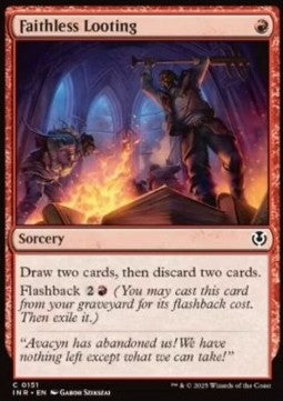 Faithless Looting - Innistrad Remastered (Common) [INR-151]