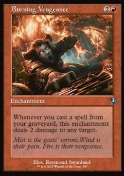 Burning Vengeance - Innistrad Remastered: Extras (Uncommon) [XINR-397]