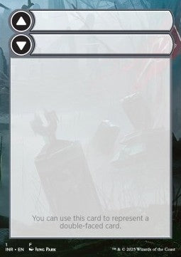 Double-Faced Helper Card - Innistrad Remastered: Tokens (Token) [TINR-F1]