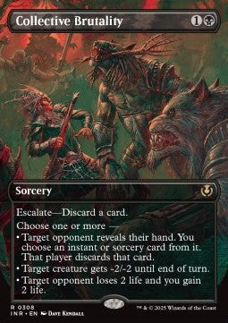 Collective Brutality (V.1) - Innistrad Remastered: Extras (Rare) [XINR-308]