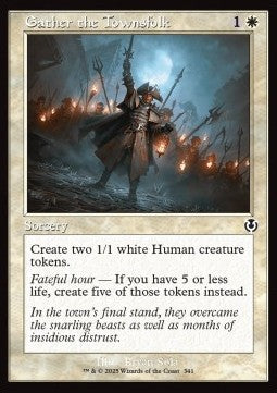 Gather the Townsfolk - Innistrad Remastered: Extras (Common) [XINR-341]