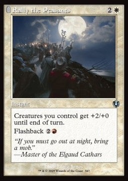 Rally the Peasants - Innistrad Remastered: Extras (Uncommon) [XINR-347]