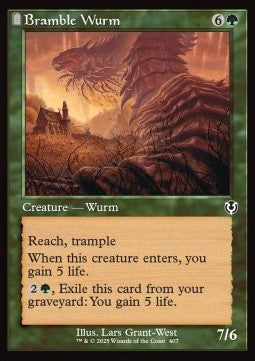 Bramble Wurm - Innistrad Remastered: Extras (Common) [XINR-407]