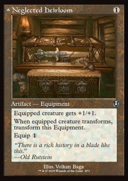 Neglected Heirloom / Ashmouth Blade - Innistrad Remastered: Extras (Uncommon) [XINR-473]