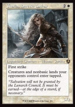 Thalia, Heretic Cathar (V.2) - Innistrad Remastered: Extras (Rare) [XINR-351]