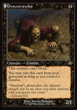 Gravecrawler - Innistrad Remastered: Extras (Rare) [XINR-380]