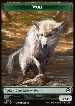 Wolf Token (G 2/2) // Arlinn, Embraced by the Moon Emblem - Innistrad Remastered: Tokens (Token) [TINR-T 18/23]