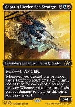 Captain Howler, Sea Scourge - Aetherdrift: First-Place (Rare) [DFTFP-475]