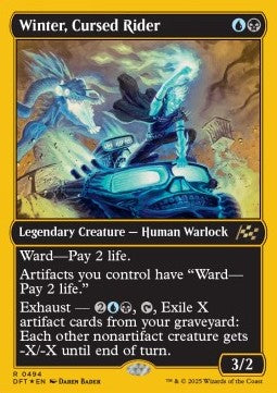 Winter, Cursed Rider - Aetherdrift: First-Place (Rare) [DFTFP-494]